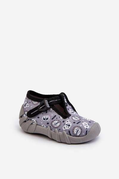 Comfortable Children's Slippers BEFADO 110N488 Grey