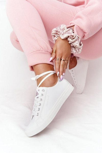 Baskets en cuir pour femme CROSS JEANS HH2R4001C Blanc