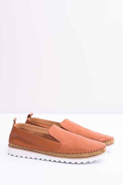 Mocassins En Cuir Pour Homme Marron Perlugo