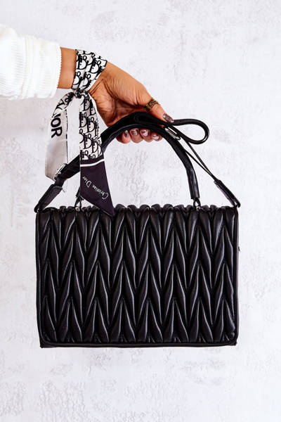 Gesteppte Brieftasche Schwarz Roselyn