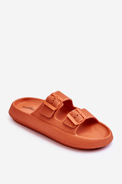 Sandale din spumă pentru femei cu dungi Sharmen Orange