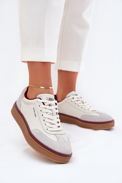 Moteriški Oda Sneakers Daniel Lopez Just Dare SS2D4008 Baltas-Pilkas
