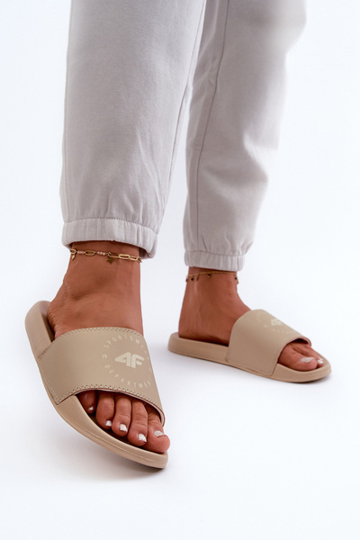Damen Pantoletten 4FMM00FFLIF044A-83S Beige