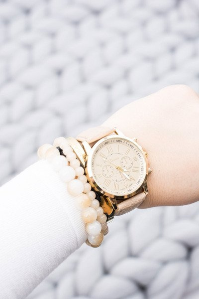 Gold Gold Hold Elegy Watch Beige Breep