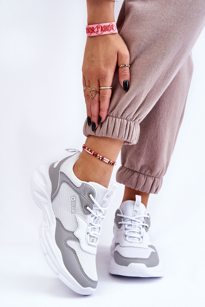 Adidasi pentru femei Big Star LL274375 Alb-Grey