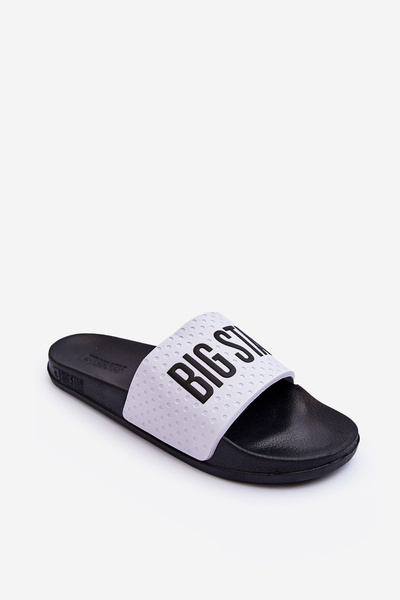 Herren Slipper Big Star MM174320 Schwarz-Weiß