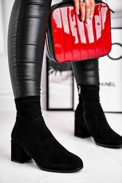 Bottes à Talons pour Femmes Noir Merducio