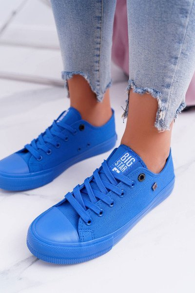 Baskets basses classiques pour femmes BIG STAR AA274011 bleu foncé