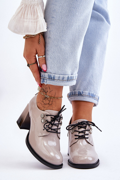 Modische High Heels hellgrau Darren