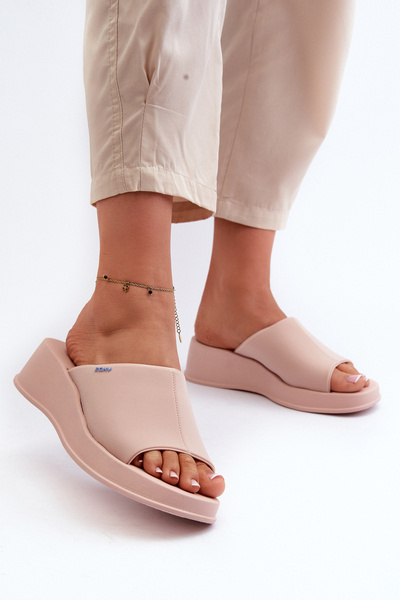 Duftende Damen Keilsandalen ZAXY LL285083 Hellrosa