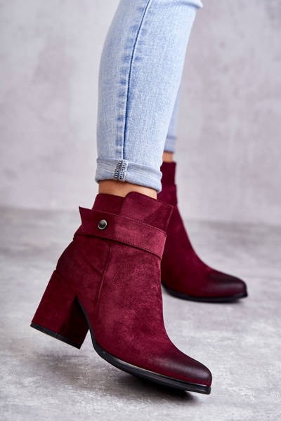 Bottines En Daim Femme La.Fi 260041WI-SU Rouge