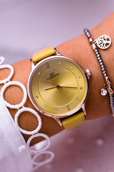 Montre Femme Giorgio & Dario Jaune Yenea