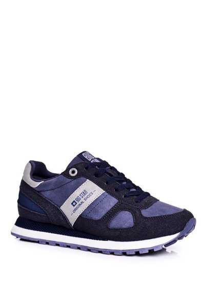 Women's Sport Shoes Sneakers Big Star Navy Blue GG274676
