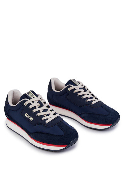 Herren Sneakers Memory Foam Big Star JJ174296 Marineblau