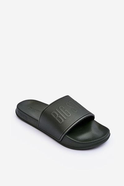 Leichte Schaumstoff-Sandalen Herren Big Star MM174324 Dunkelgrün