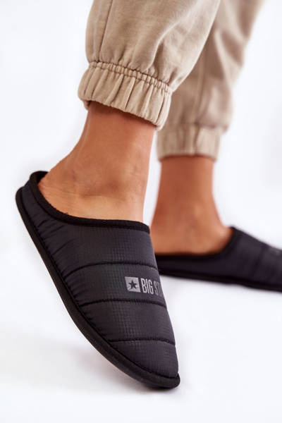 Pantoufles classiques pour femmes Big Star KK274602 noir