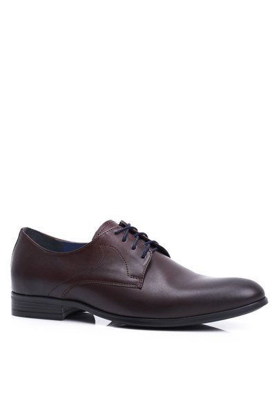 Demi-bottes en cuir décontractées pour hommes Nikopol marron 1735