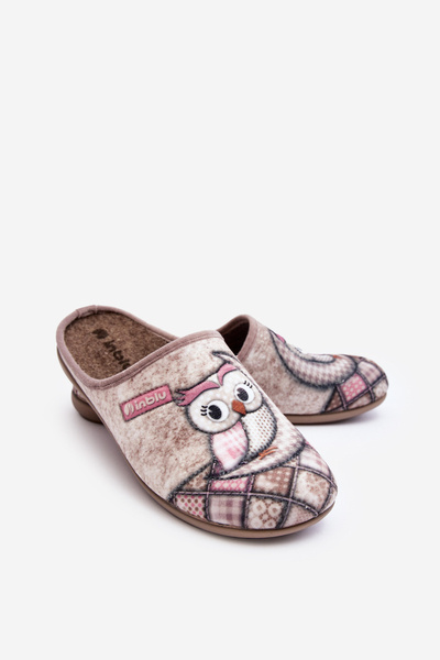 Accueil Chaussons Chaussons Hibou Inblu GF000018 Beige