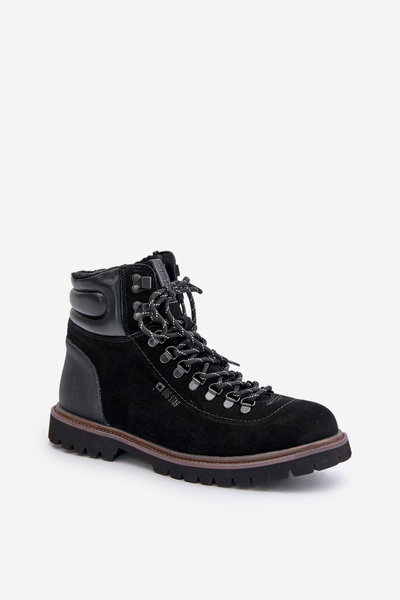 Bottines isolées en daim Homme Big Star OO174643 Noir