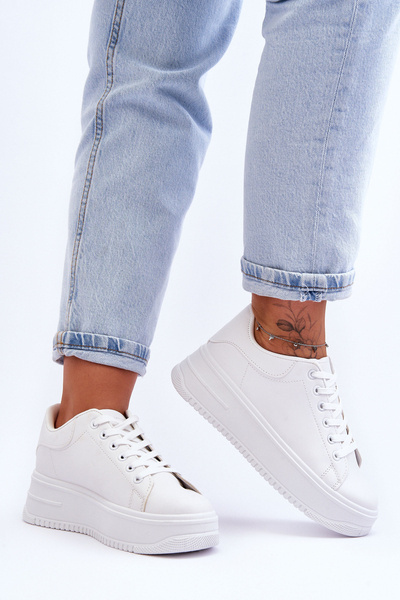 Klassische Damen-Sportschuhe Weiß Night Trip