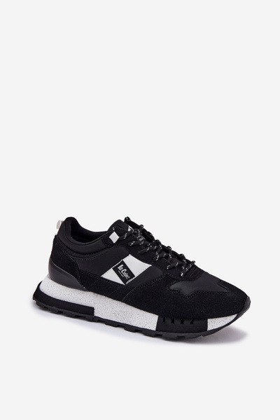 Warm Men Sneakers On Platform Lee Cooper LCJ-25-03-3378M Black