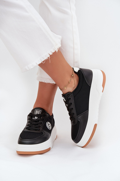 Női Platformos Sneakers Big Star RR274573 HI-POLY SYSTEM Fekete