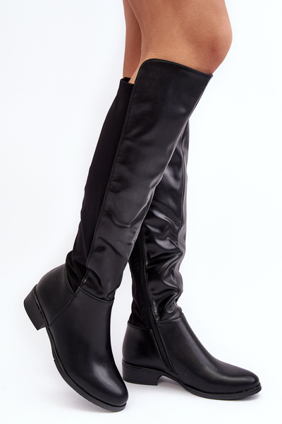 Cizme inalte femei Sbarski Hy27098a Negru