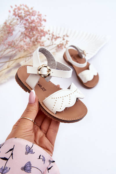 Sandales Classiques Pour Enfants Blanc Izzy