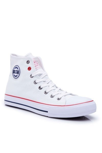 Big Star Männer hohe weiße Turnschuhe T174106