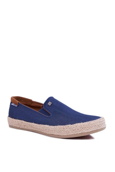 Herren Espadrilles Big Star Sneakers Marineblau DD174246
