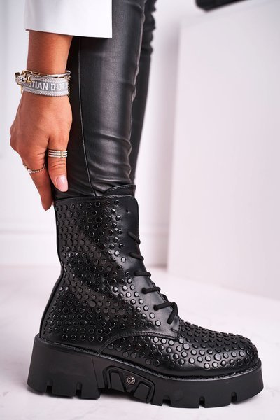 Bottes Femme Grunge Noir Don't Stop