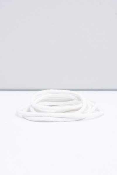 Corbby Weiß Runde Schnürsenkel