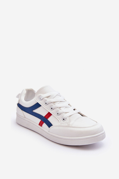 Damen Niedrige Sport-Schuhe Mit Riemen Weißen Alemessa