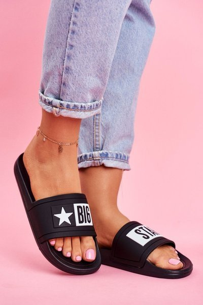 Big Star Damen Flip Flops Schwarz DD274A266