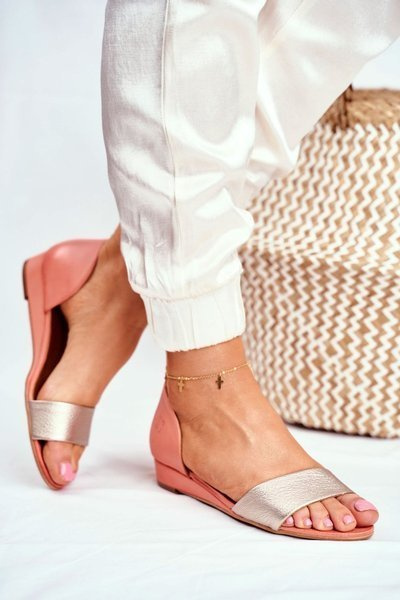 Sandale din piele Maciejka 1971-48 Peach