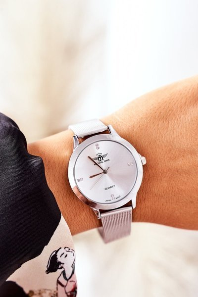 Watch On Mesh karkötő Michael John Silver