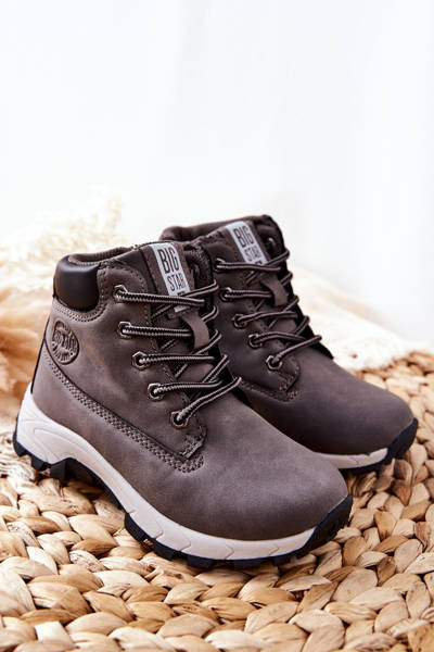 Pantofi pentru copii pentru copii Big Star II374102 Grey