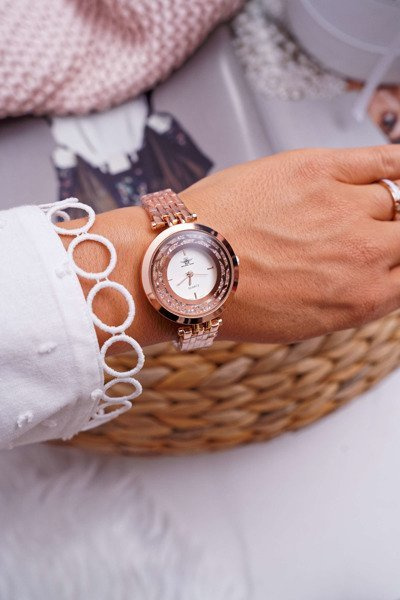 Montre Femme Michael John Curiosity Or Rose