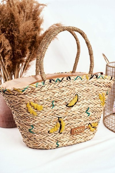 Moteriškas paplūdimio krepšys „Seagrass Basket Nobo NBAG-XI0540-C015“.