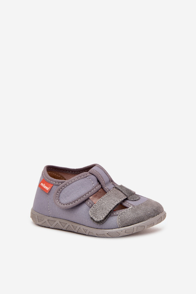 Vaikiški šlepetės Milami su Velcro pilkos Reathiana