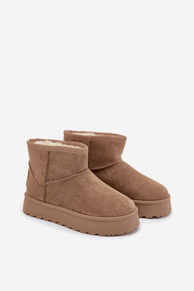 Kinder Schneestiefel mit Futter Big Star SS374020 Beigefarben