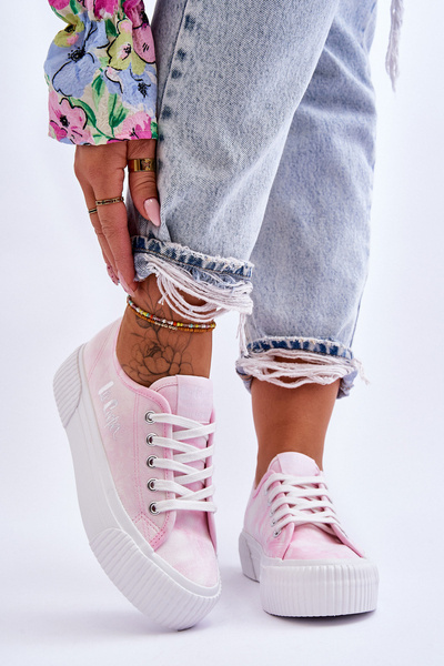Sneakers Platform Lee Cooper LCW-23-31-1781L Pink