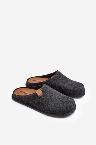 Pantoufles prophylactiques gris foncé Inblu SI000001 pour hommes