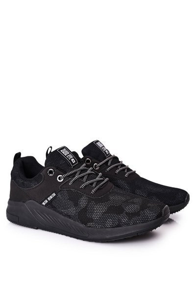 Pantofi sport bărbați memorie spumă mare stea HH174141 Negru