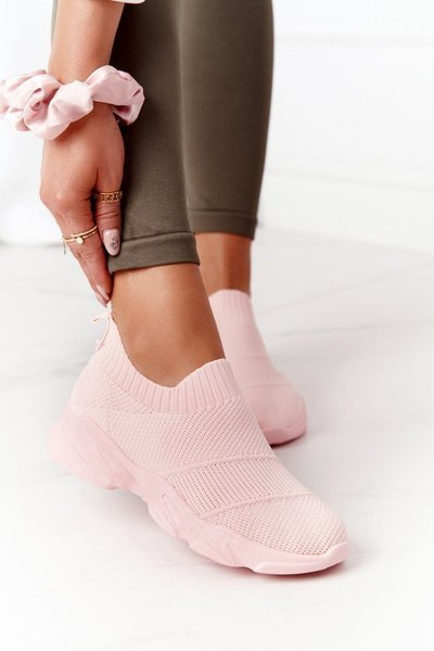 Baskets à enfiler pour femmes Rose Yoga Class