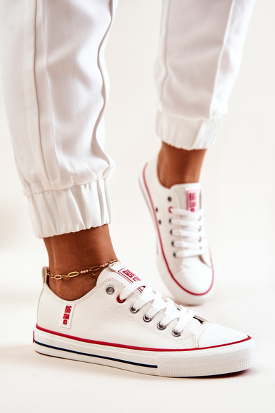 Adidaje din piele Big Star JJ274130 Alb