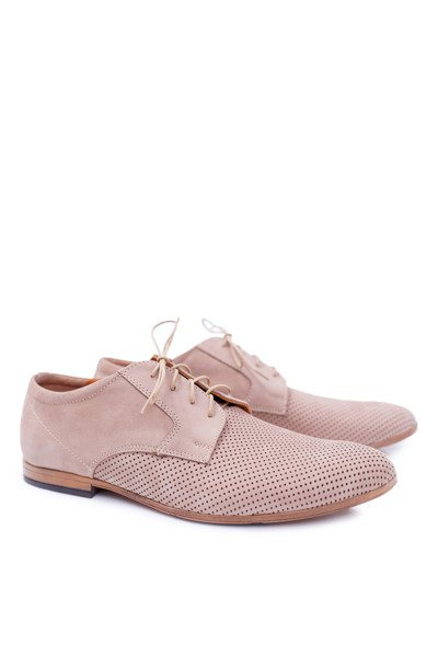 Chaussures Ajourées Bednarek Nubuck Homme Beige Hermes