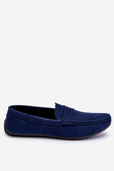 Pantofi barbati din piele intoarsa Mack Navy