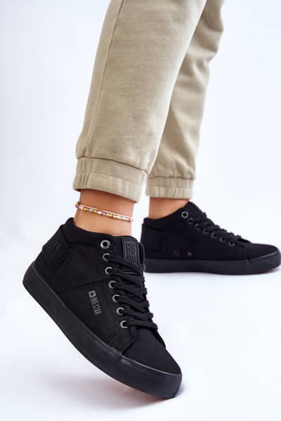 Baskets montantes classiques pour femmes Big Star LL274001 noir