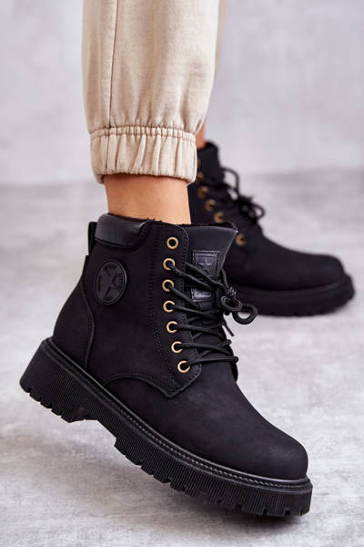 Cizme calde din piele Black Felizia Capcani